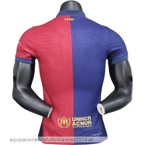 Nuevo 1ª Jugadores Camiseta Barcelona 24/25 Azul III Rojo Baratas